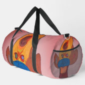 Futuristic Animal Art Large Duffel Bag Plunjezak (Rechterhoek)