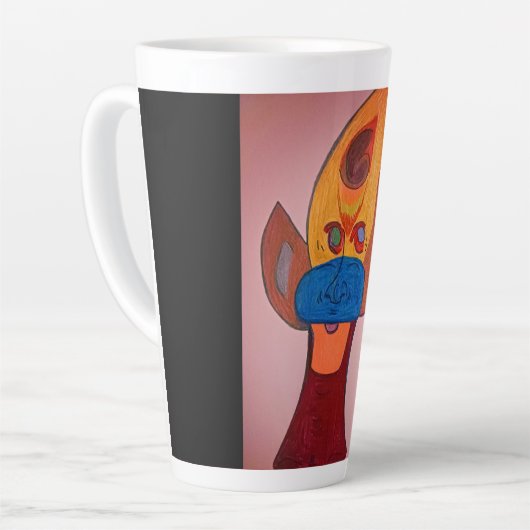 Futuristic Animal Art  Latte Mok (Linkerhoek)