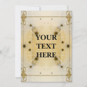 Futuristic Art Deco Uitnodiging (Voorkant)