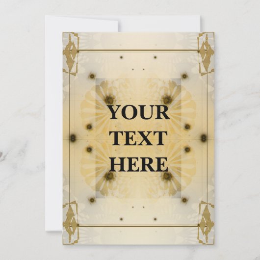 Futuristic Art Deco Uitnodiging (Voorkant)