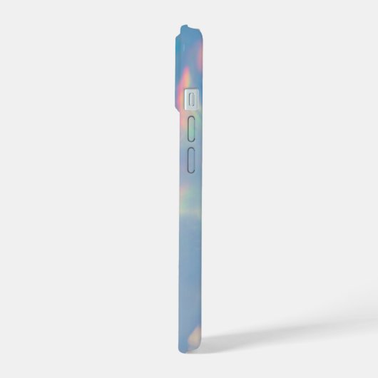 Futuristic Blue Chrome iPhone 14 Pro Max Cover 15 Case (Linkerkant)