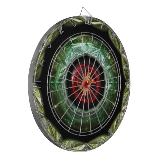 Futuristic Chrystal X7-10A-kleurenkaart Dartbord (Voorkant Links)