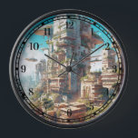 Futuristic City Science Fiction Art<br><div class="desc">Fantasy art producten van The Lunarium.</div>