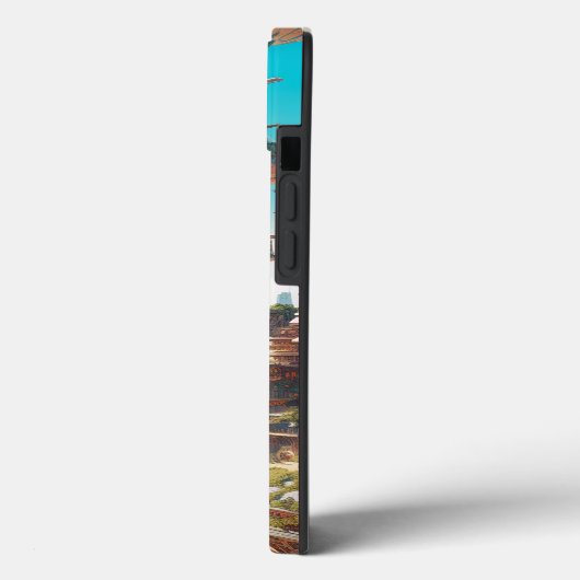 Futuristic City Science Fiction Art Case-Mate iPhone Case (Achterkant / Links)