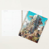 Futuristic City Science Fiction Art Planner (Display)