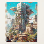 Futuristic City Science Fiction Art Planner<br><div class="desc">Fantasy art producten van The Lunarium.</div>