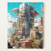 Futuristic City Science Fiction Art Planner (Achterkant)
