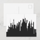 Futuristic City Skyline Briefkaart (Voorkant / Achterkant)