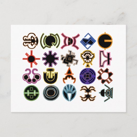Futuristic Cosmic runt Briefkaarten (Voorkant)