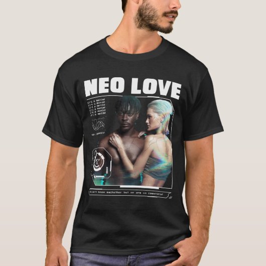 Futuristic Couple T-shirt (Voorkant)