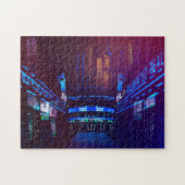 Futuristic Cyberpunk City op Mars Legpuzzel (Horizontaal)