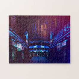 Futuristic Cyberpunk City op Mars Legpuzzel