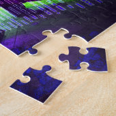 Futuristic Cyberpunk Night Club Legpuzzel (Zijkant)