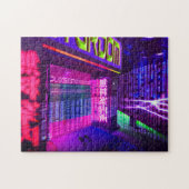 Futuristic Cyberpunk Night Club Legpuzzel (Horizontaal)