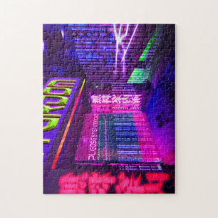 Futuristic Cyberpunk Night Club Legpuzzel