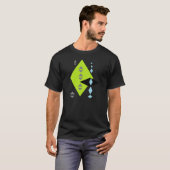 Futuristic Diamond Print T-shirt (Voorkant volledig)