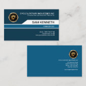 Futuristic Exquise Simple Dynamic Chairman CEO Visitekaartje (Voorkant / Achterkant)