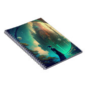 Futuristic Fantasy Castle Landscape Notitieboek (Rechterzijde)