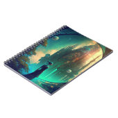 Futuristic Fantasy Castle Landscape Notitieboek (Linkerzijde)