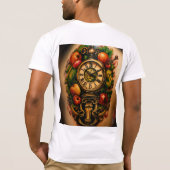 "Futuristic Fine Line Wing Tattoo T-Shirt Design – (Achterkant)