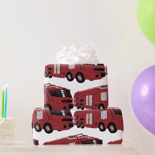 Futuristic Fire Truck Cadeaupapier