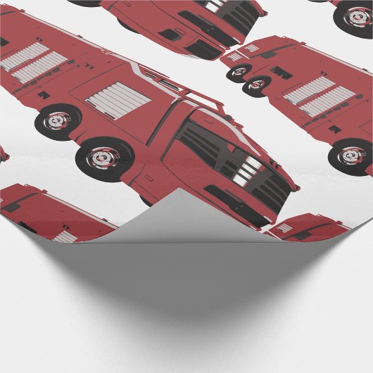 Futuristic Fire Truck Cadeaupapier