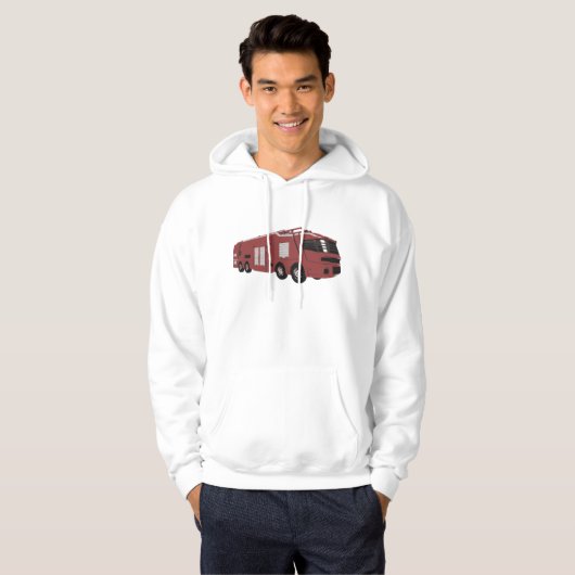 Futuristic Fire Truck Hoodie (Voorkant volledig)