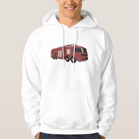 Futuristic Fire Truck Hoodie (Voorkant)