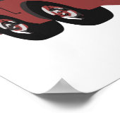 Futuristic Fire Truck Poster (Hoek)