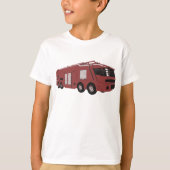 Futuristic Fire Truck T-shirt (Voorkant)