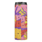 Futuristic Floral Garden Thermosbeker (Achterkant)