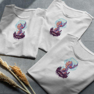 Futuristic Girl Cyber Urban T-shirt