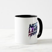 Futuristic Glitch Typography for Success Mok (Voorkant rechts)