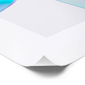 Futuristic Holographic Abstract Wall Art Perfect Poster (Hoek)