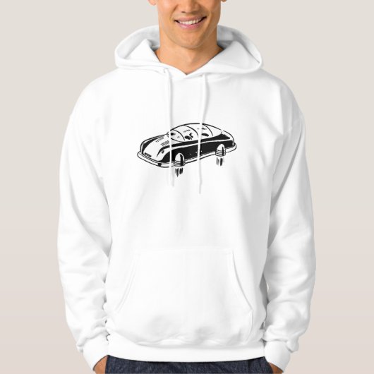 Futuristic Hover Car Hoodie (Voorkant)
