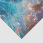 Futuristic Icy Blue Mermaid decoupage Paper Tissuepapier (Detail)