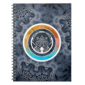 Futuristic Kaleidoscope Patroon Notitieboek (Voorkant)