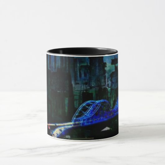 Futuristic La Crosse Wisconsin Mok (Midden)