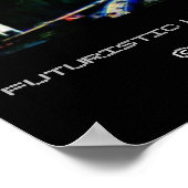 Futuristic La Crosse Wisconsin Poster (Hoek)