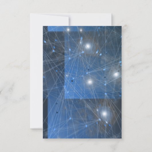 Futuristic Legale Uitnodiging van het Netwerk van (Achterkant)