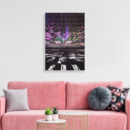 Futuristic Lights Canvas Afdruk (Insitu (Woonkamer))