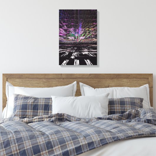 Futuristic Lights Canvas Afdruk (Insitu (Slaapkamer))