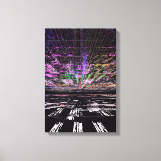 Futuristic Lights Canvas Afdruk