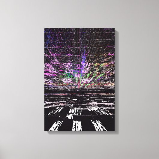 Futuristic Lights Canvas Afdruk (Voorkant)