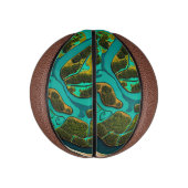 Futuristic Marshlands Basketbal (Verticaal)