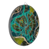 Futuristic Marshlands Dartbord (Voorkant Links)