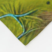Futuristic Marshlands Fleece Deken (Hoek)