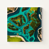 Futuristic Marshlands Notitieboek (Achterkant)