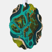 Futuristic Marshlands Ornament Kaart (Links)