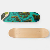 Futuristic Marshlands Persoonlijk Skateboard (Horizontaal)